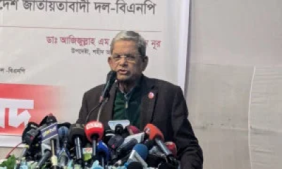 নিরপেক্ষ ভূমিকা পালন করতে পারছে না অন্তর্র্বতী সরকার: মির্জা ফখরুল